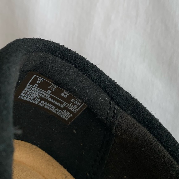 Clarks Loafers Airabel chunky heel size 7.5 US black suede upper woman’s - Picture 7 of 16